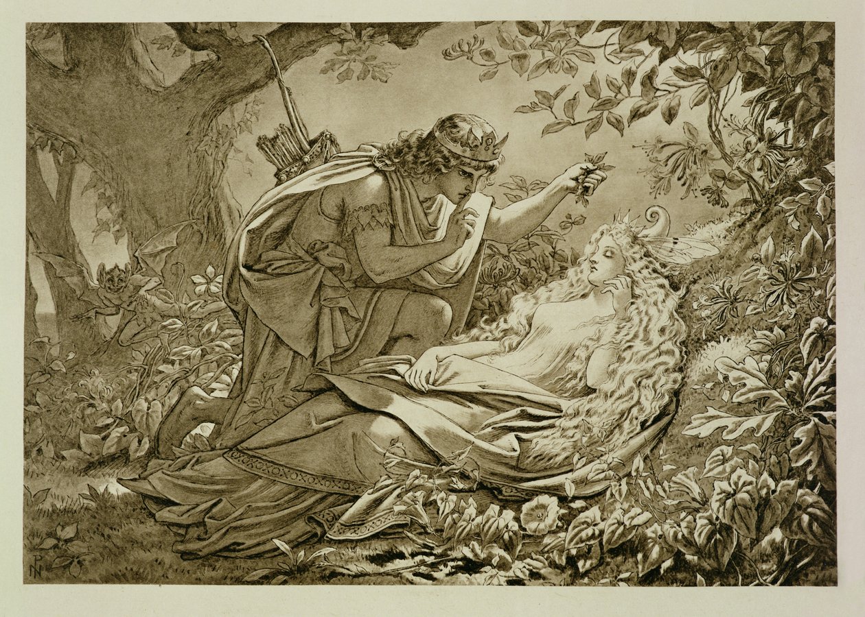 Oberon og Titania av English School