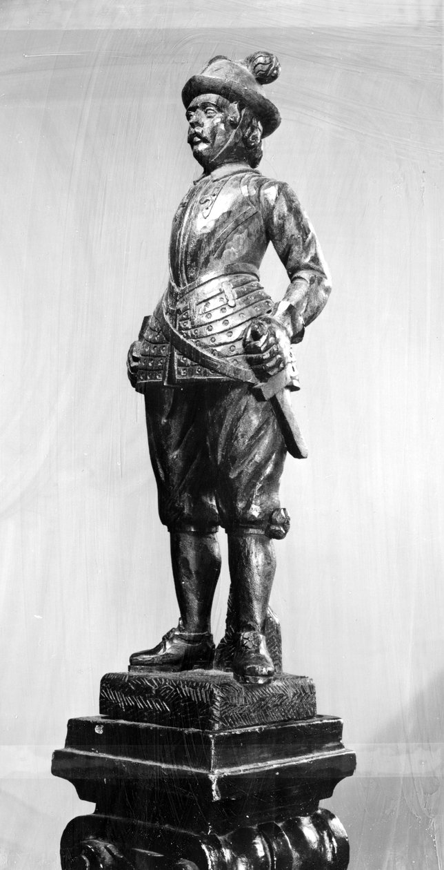 Offiser for Pikemen, 1638 (utskåret tre) av English School
