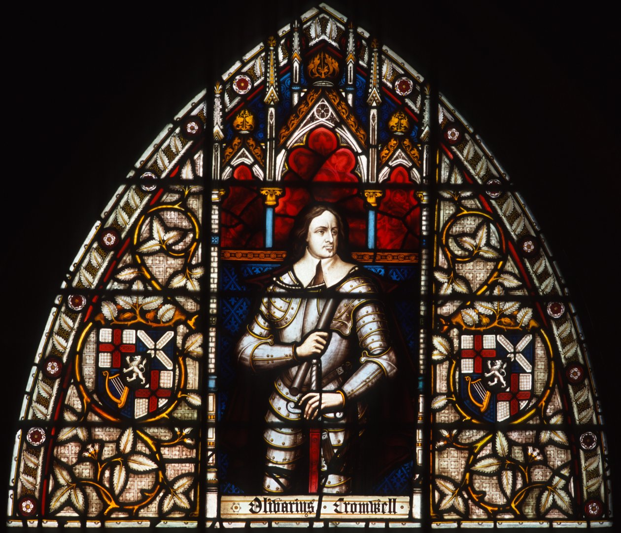 Oliver Cromwell, ca. 1873 av English School