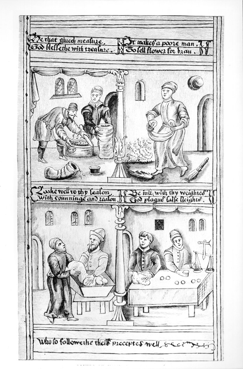 Ordinance of the Bakers of York, 1595-96 av English School