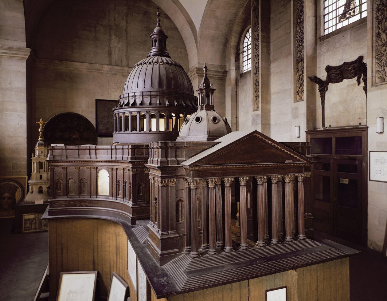 Original design for St. Pauls Cathedral av English School
