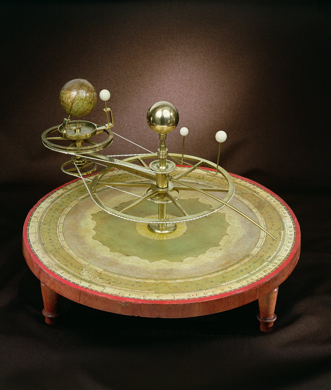 Orrery, laget av Newton & Co., London, tidlig på 1800-tallet (messing) av English School