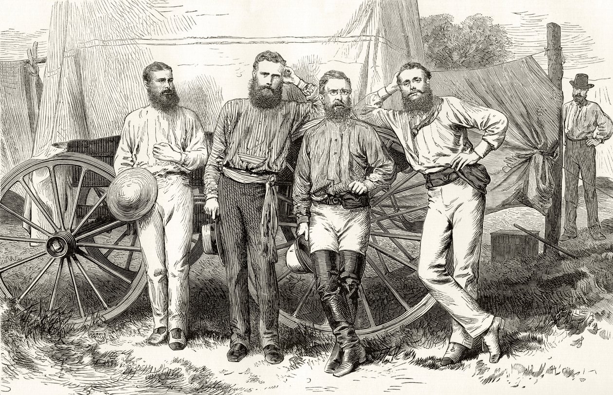 Overland Telegraph Party, ca. 1872, fra 