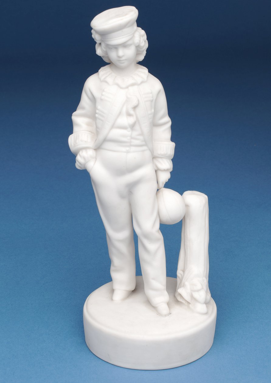 Parisk figur av en Rugby School-gutt (keramikk) (ledsager til 315345) av English School