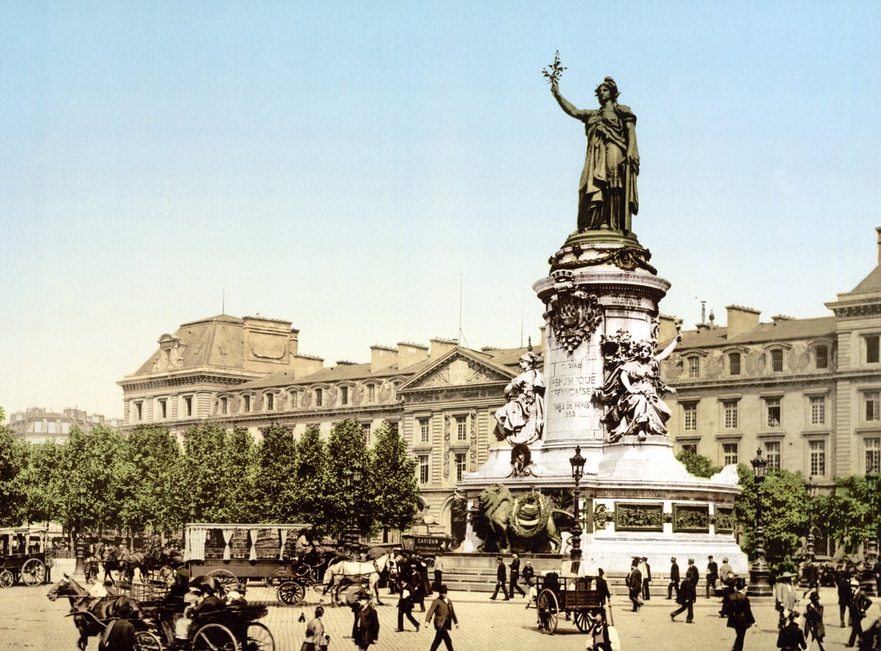 Paris (håndfarget bilde) av English School