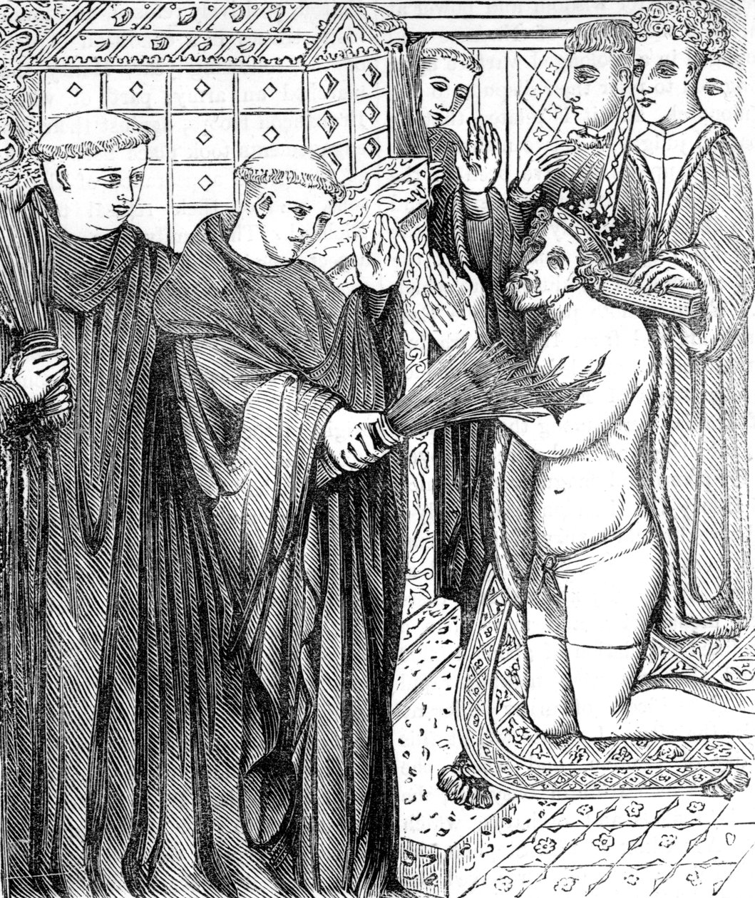Penance of Henry II, etter en gravering i Carters 
