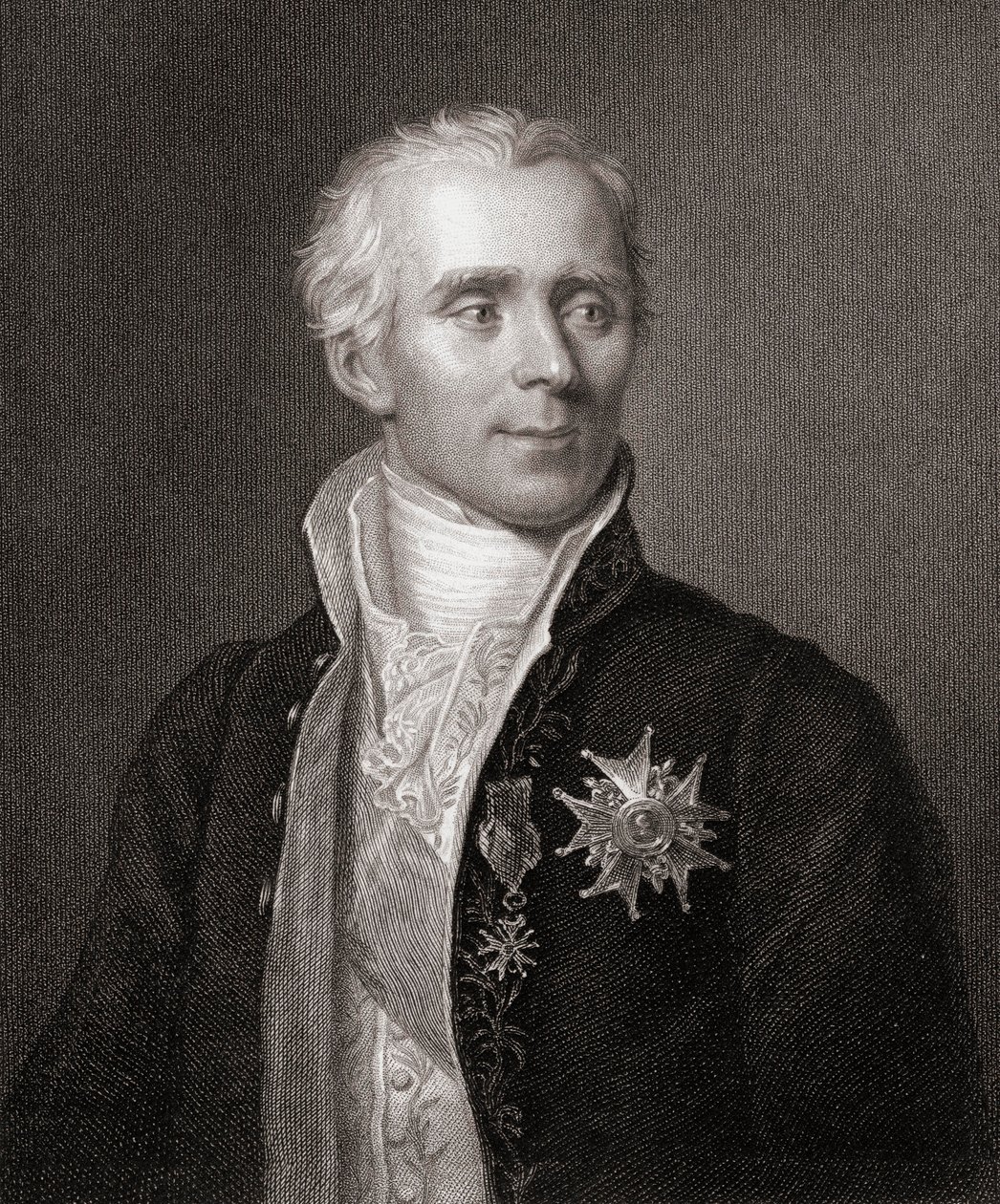 Pierre-Simon (1749-1827) Marquis de la Place, fra Gallery of Portraits, utgitt i 1833 av English School