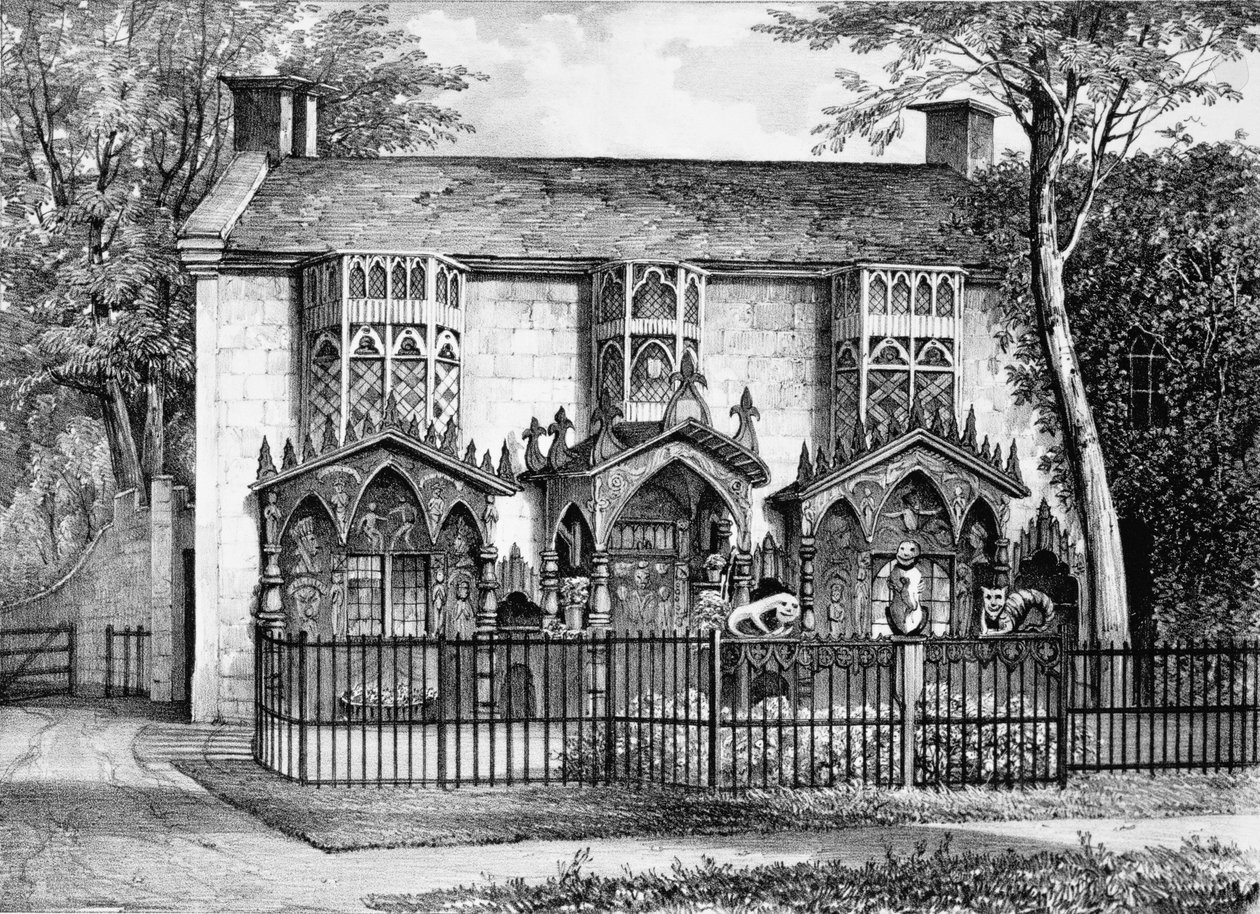 Plas Newydd, nær Llangollen, Wales, sete for Lady Eleanor Butler og frøken Ponsonby av English School