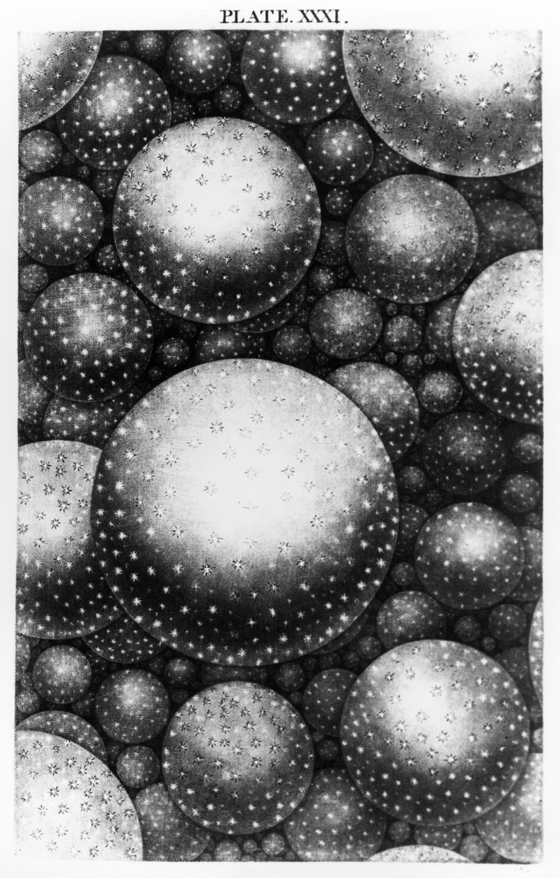 Plate XXXI fra The Original Theory of the Universe av Thomas Wright (1711-86), 1750 av English School