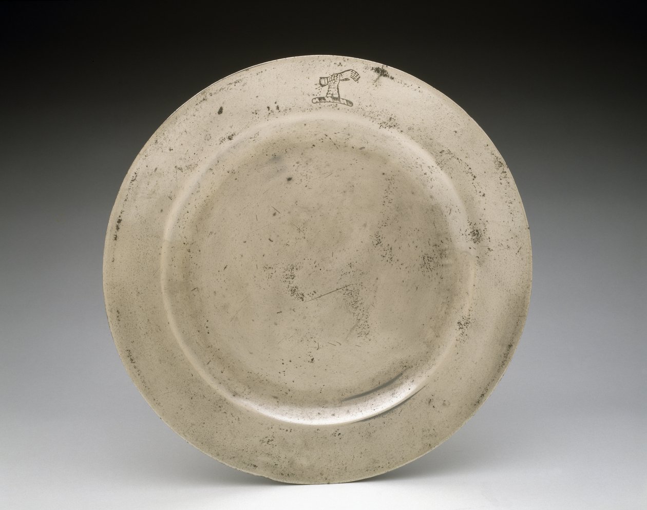 Plate, c. 1750 (tinn) av English School