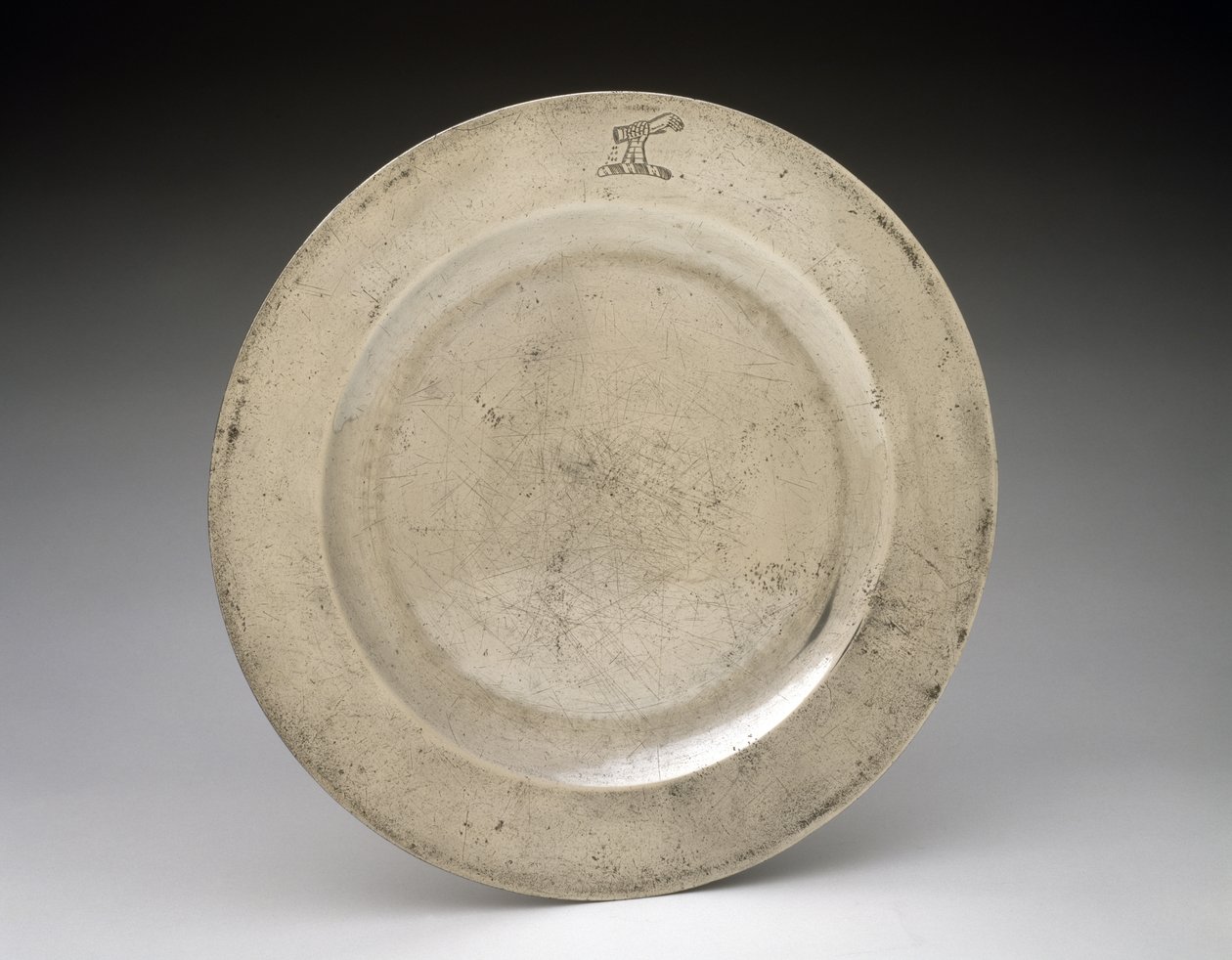 Plate, c. 1750 (tinn) av English School