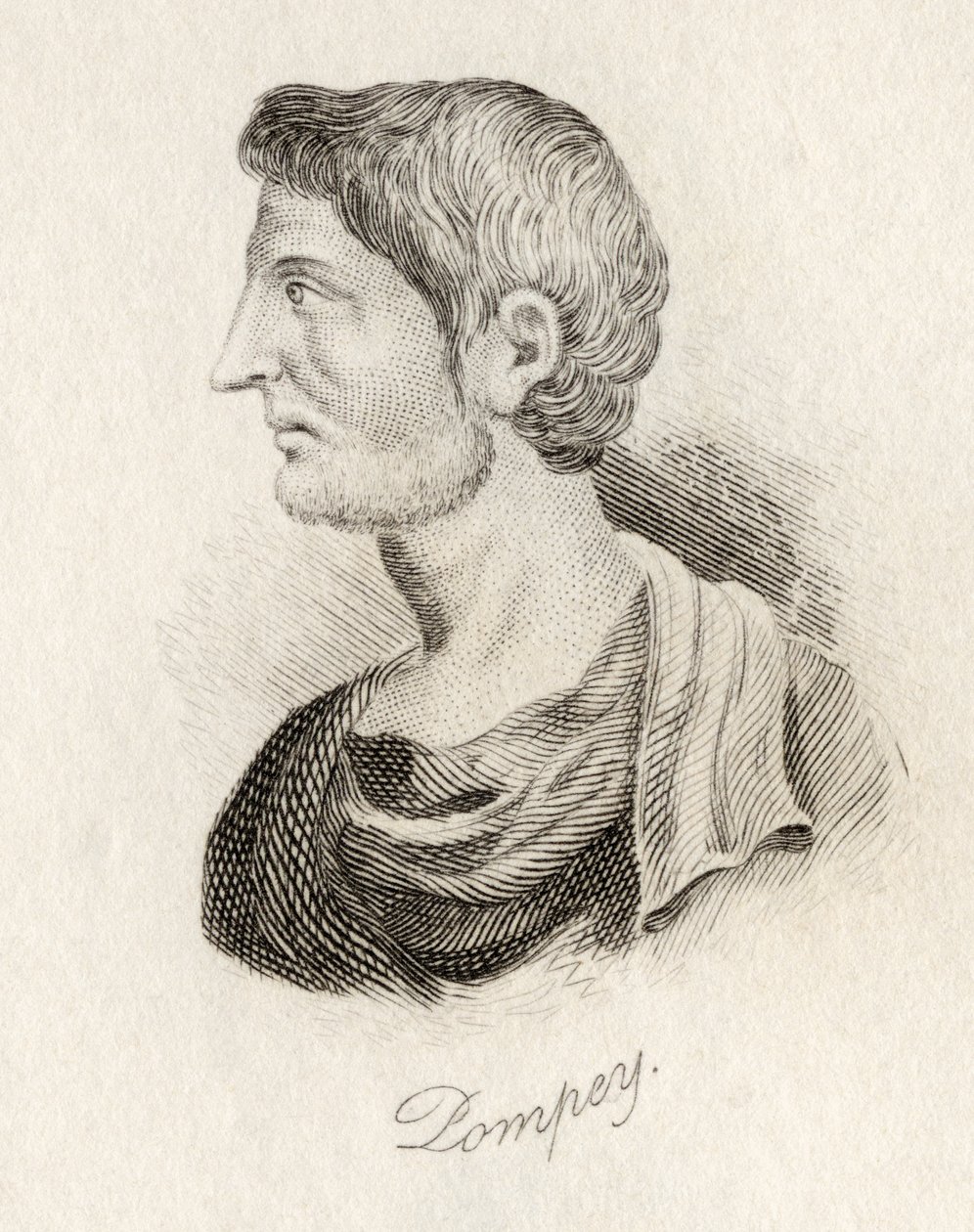 Pompey, fra 'Crabb's Historical Dictionary', utgitt 1825 av English School