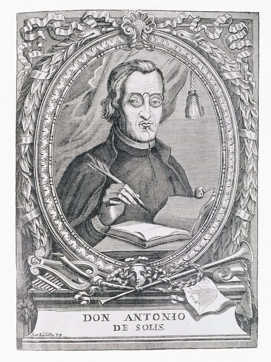 Portrett av Antonio de Solis y Rivadeneira (1610-86) fra 