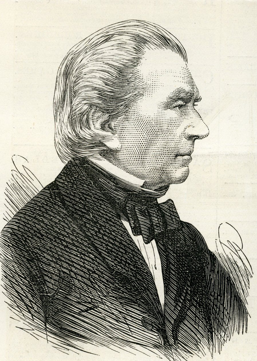 Portrett av Charles Blacker Vignoles, 1875 av English School
