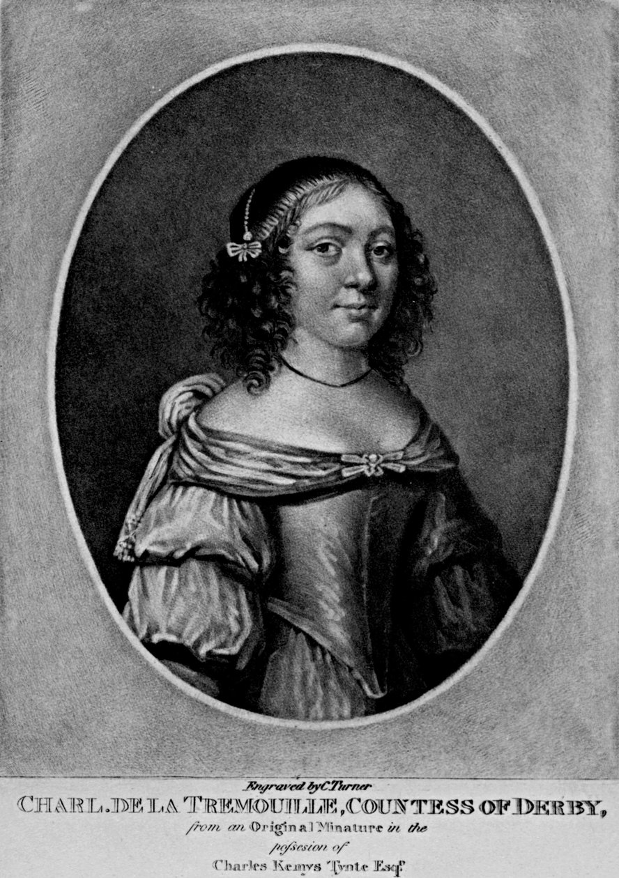 Portrett av Charlotte, grevinne av Derby, fra 