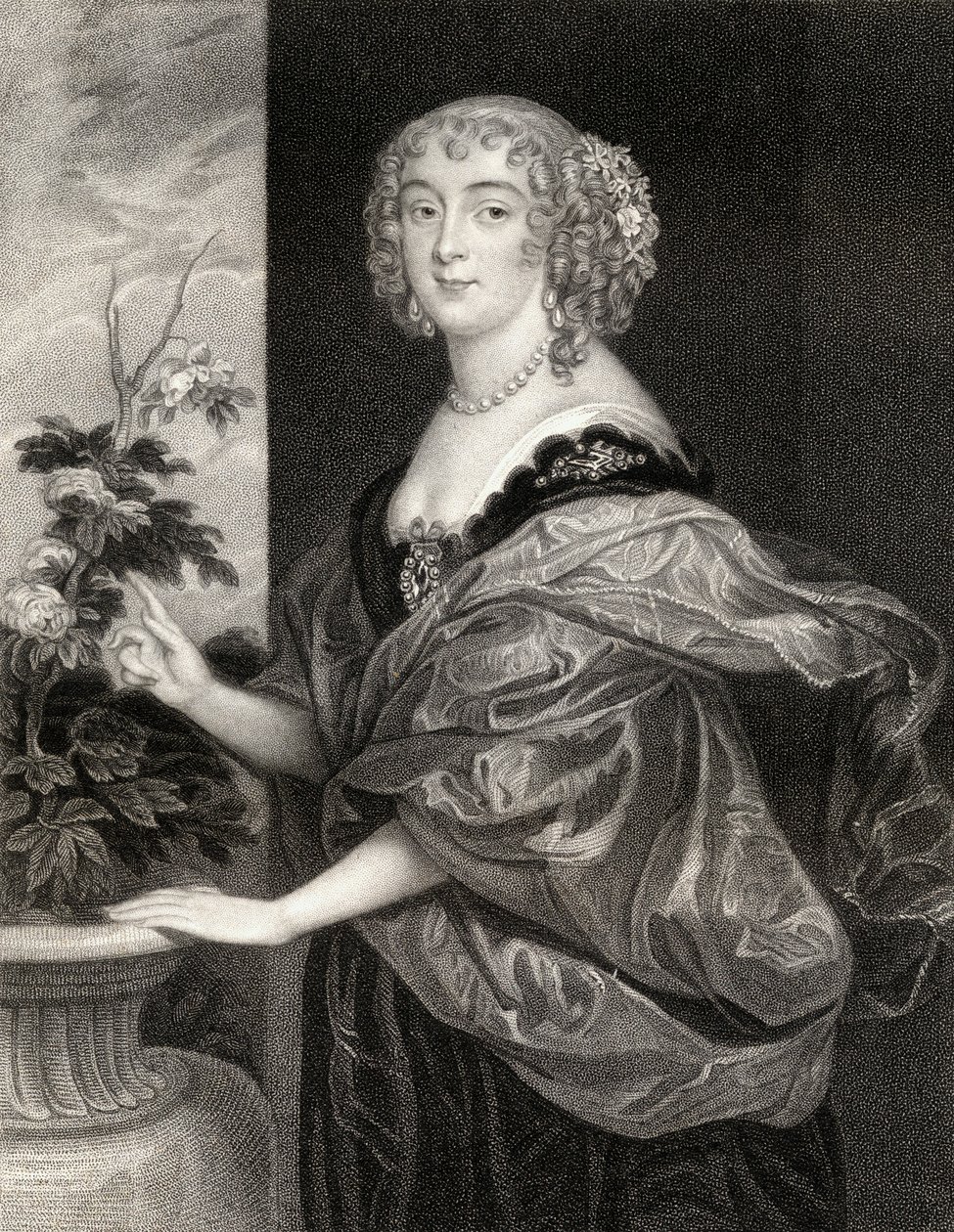 Portrett av Dorothy Sidney, grevinne av Sunderland, fra Lodges British Portraits, 1823 av English School
