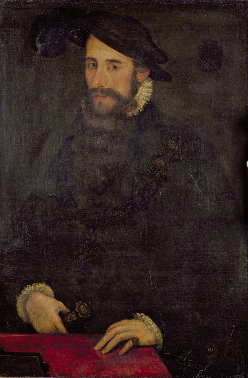 Portrett av Edward Seymour, hertugen av Somerset og Lord Protector (ca. 1500-52) av English School