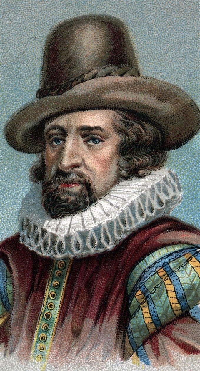 Portrett av Francis Bacon (London av English School