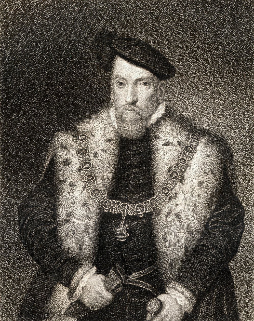 Portrett av Henry Fitzalan, 12. jarl av Arundel, fra Lodges British Portraits, 1823 av English School