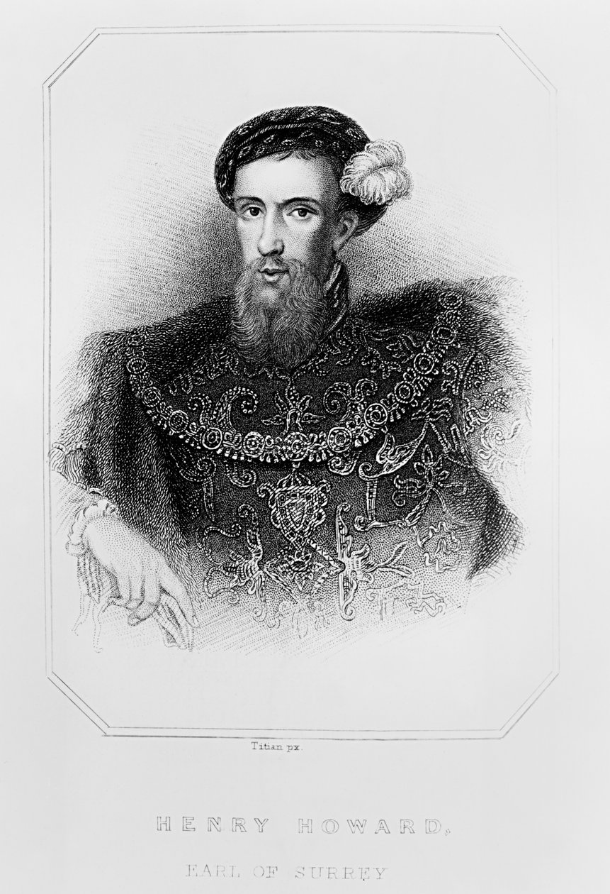 Portrett av Henry Howard (1517-47) Earl of Surrey, fra 