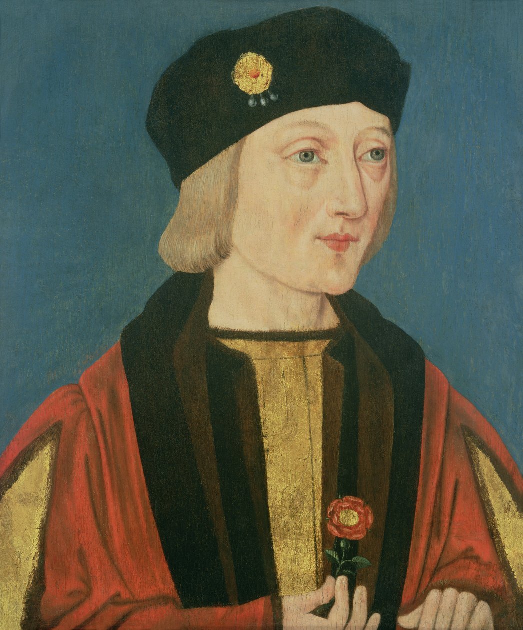 Portrett av Henrik VII (1457-1509), ca. 1510-20 av English School