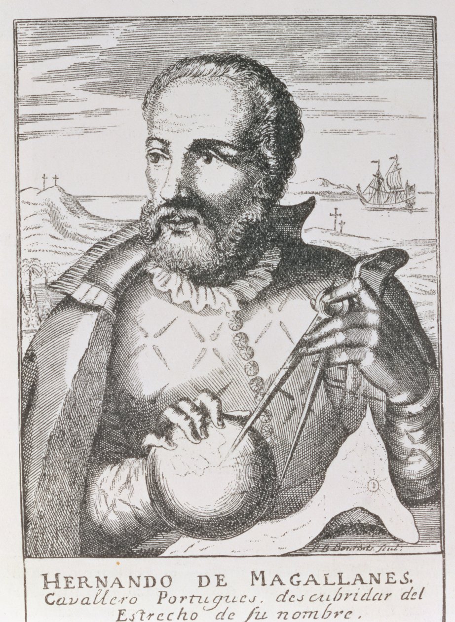 Portrett av Hernando de Magallanes (ca. 1480-1521) fra 