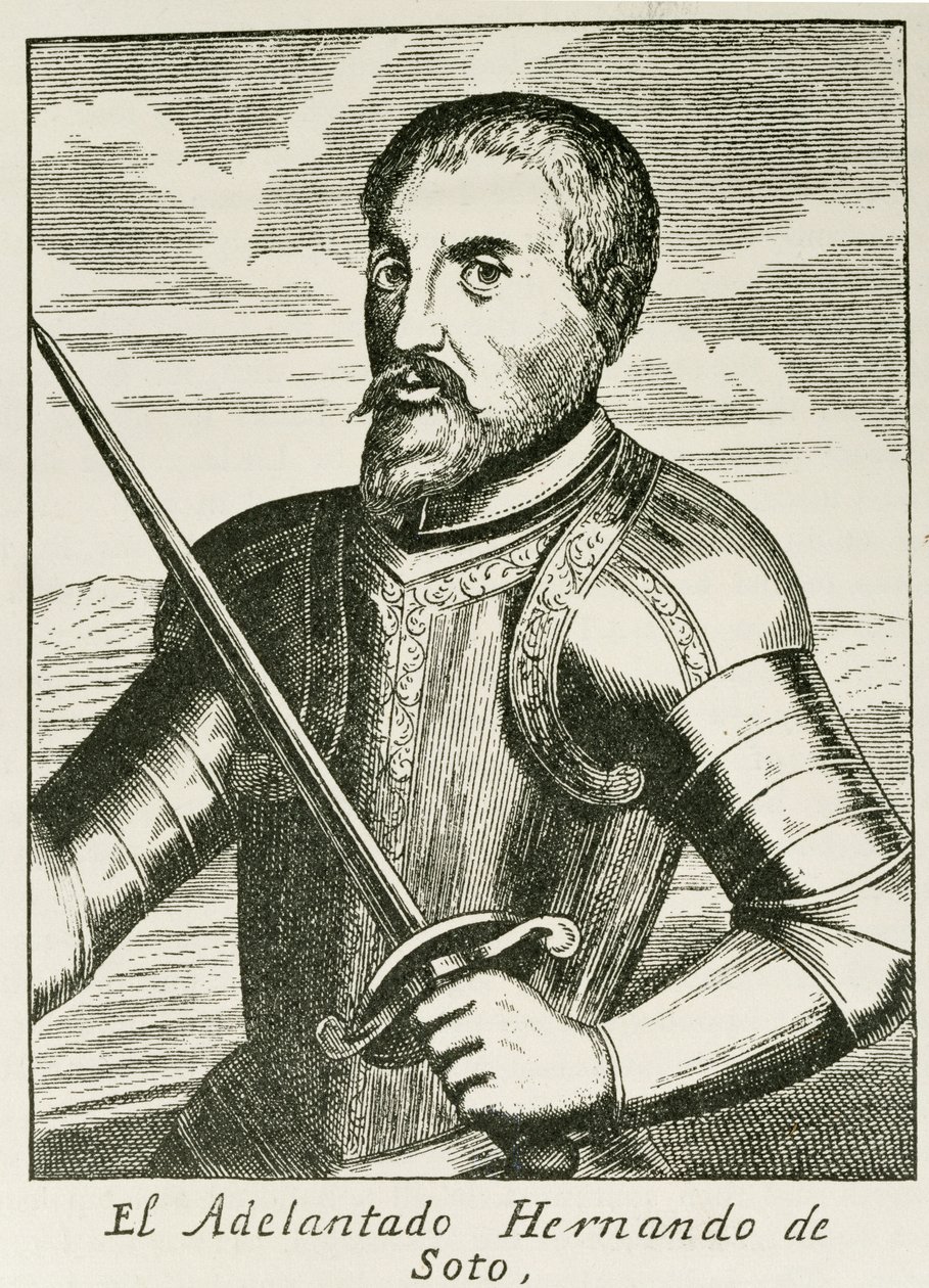 Portrett av Hernando de Soto (ca. 1496-1542) fra 