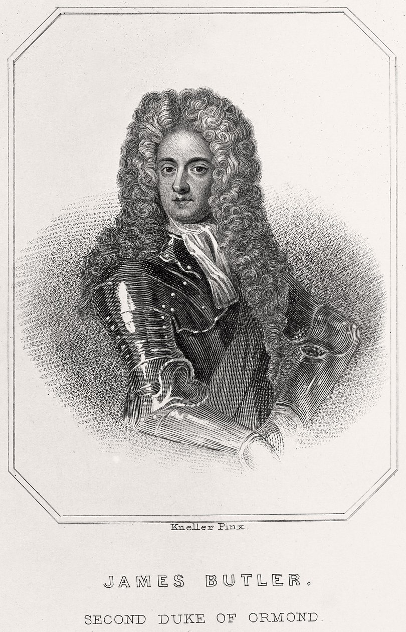 Portrett av James Butler, andre hertug av Ormond, 1835 av English School