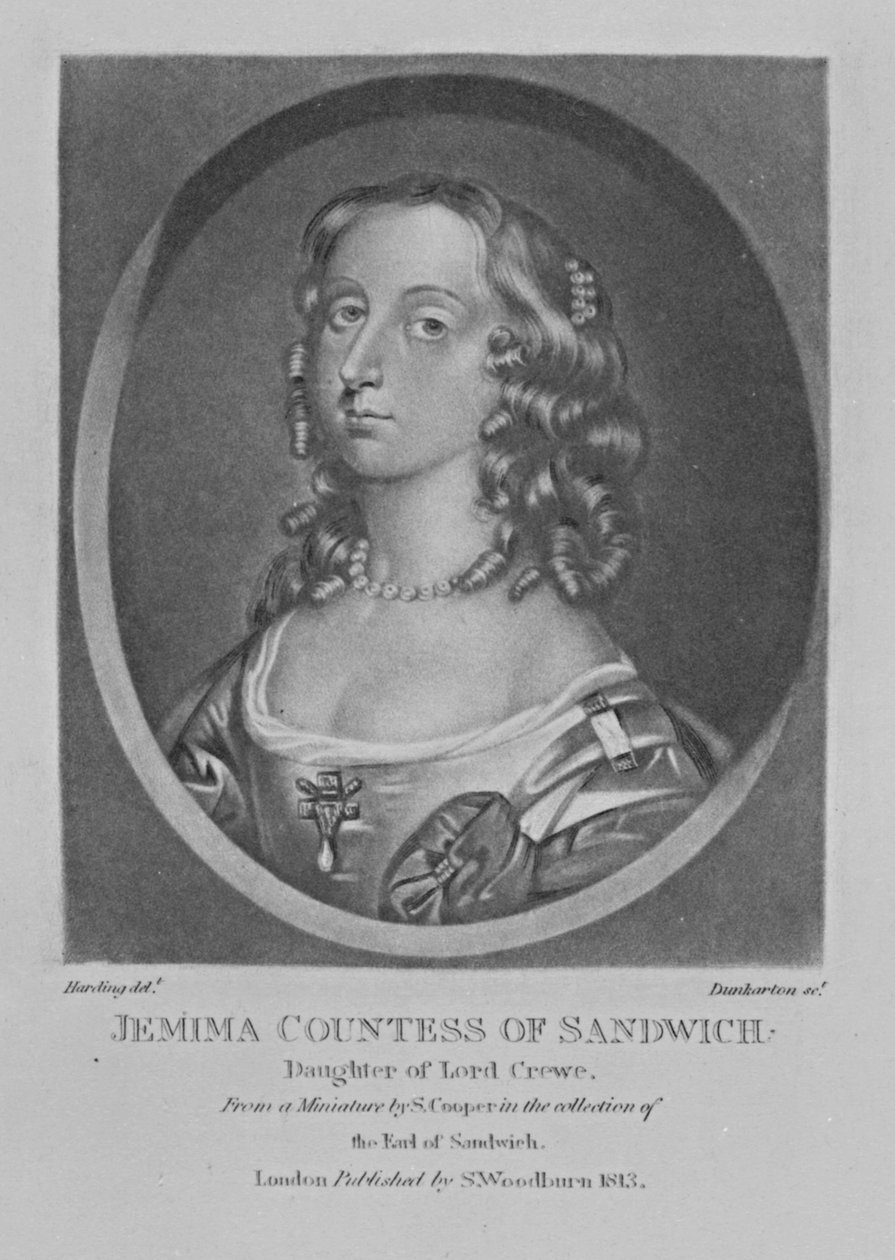 Portrett av Jemima grevinne av Sandwich, fra 