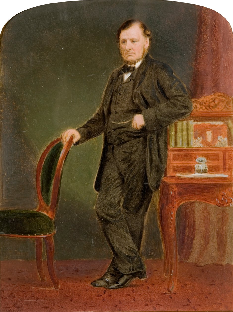 Portrett av John Abbot Esq. av English School