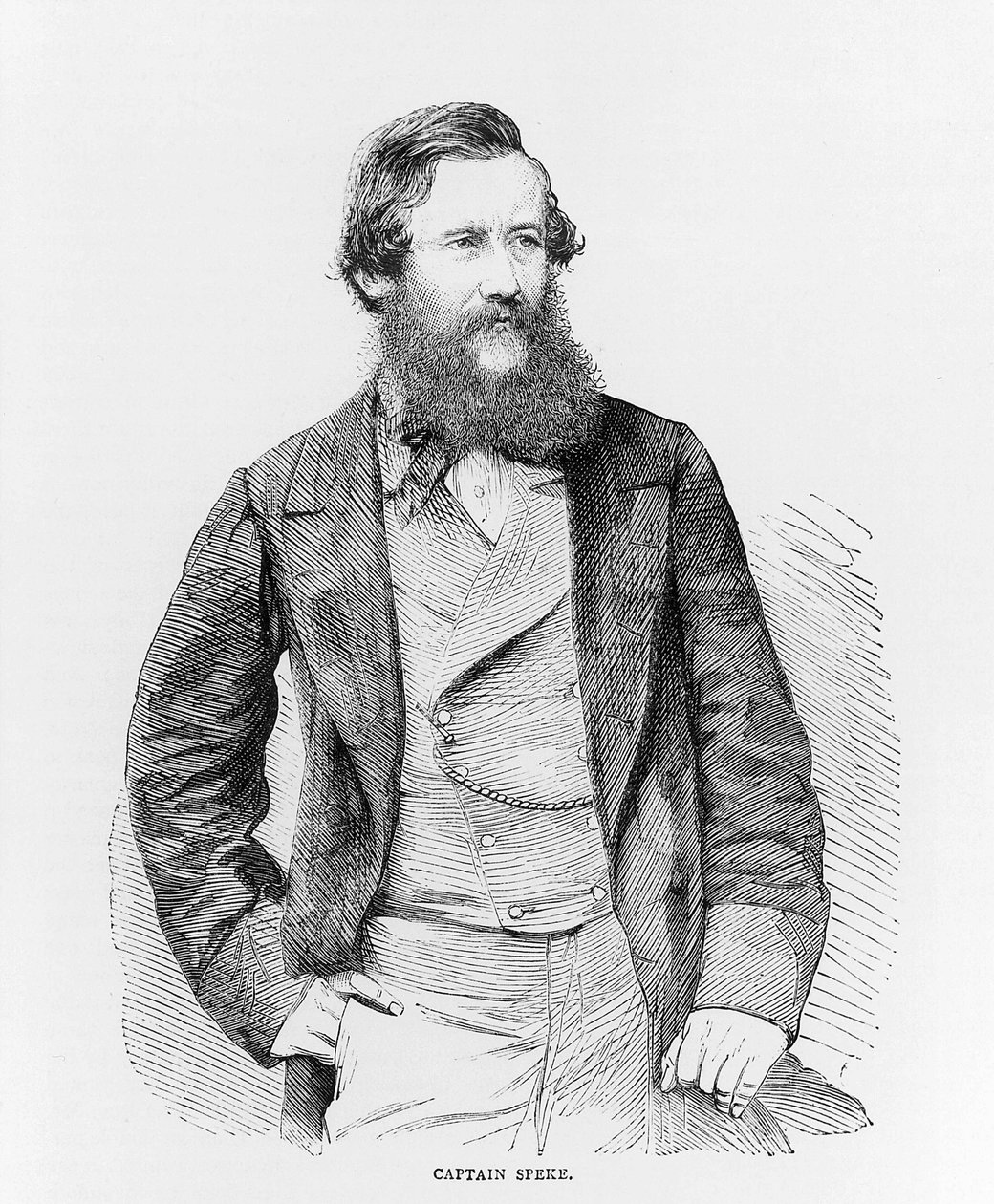 Portrett av John Hanning Speke av English School
