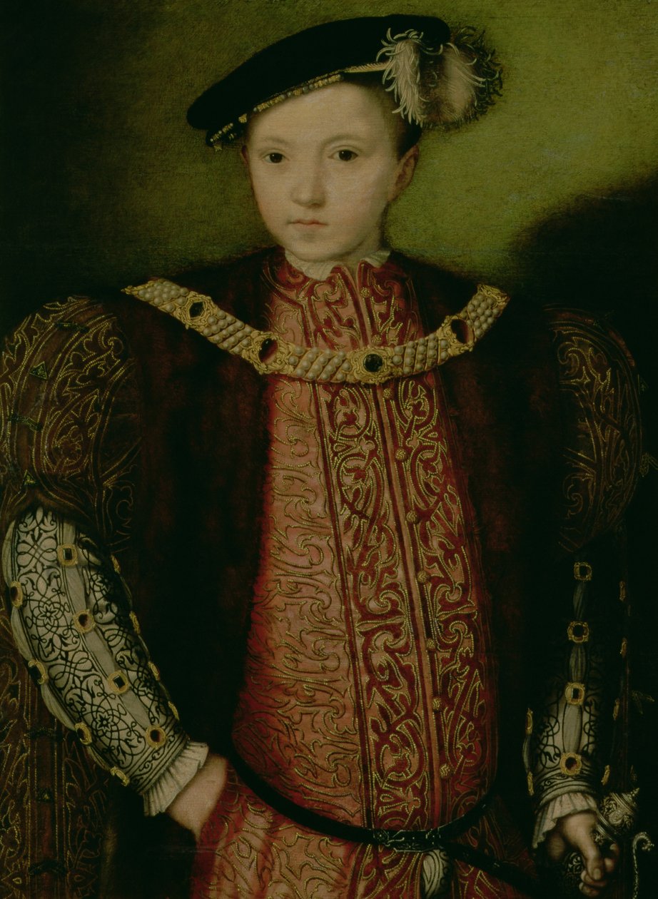 Portrett av kong Edward VI (1537-53) 1500-tallet av English School
