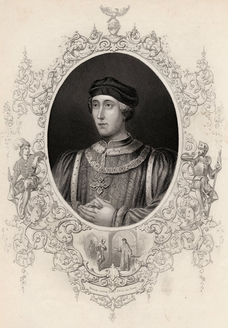 Portrait of King Henry VI av English School