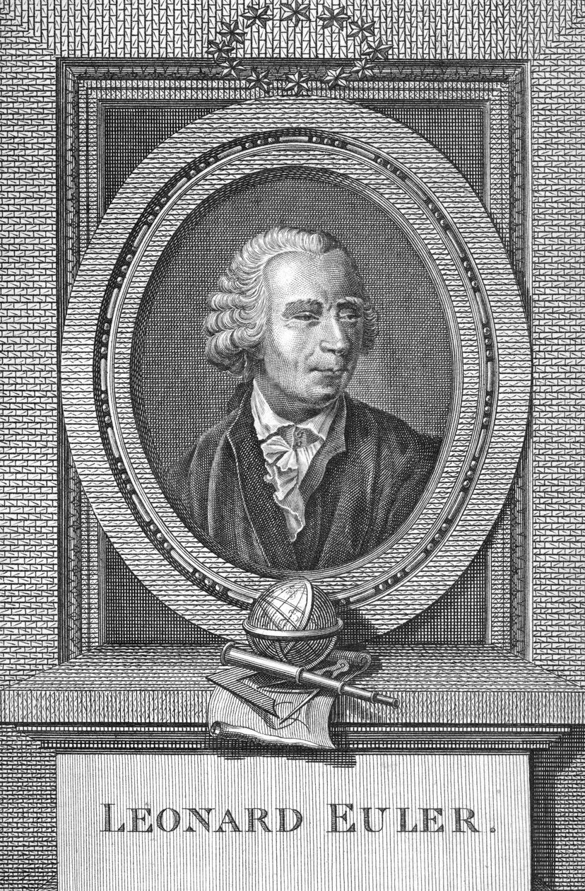 Portrett av Leonard Euler (1707-83) av English School