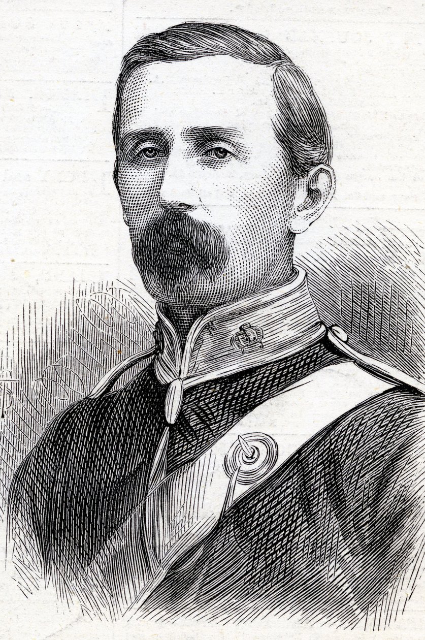 Portrett av oberstløytnant George Taylor Denison, 1877 av English School