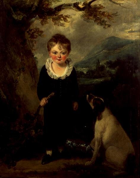 Portrett av Lord Godolphin As A Child, ca. 1810 (olje på lerret) av English School