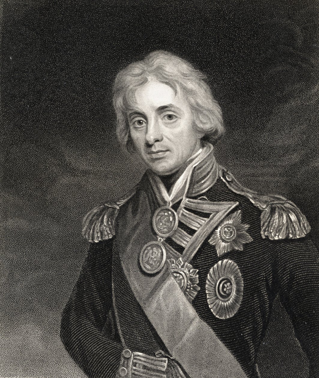 Portrett av Lord Horatio Nelson (1758-1805) av English School