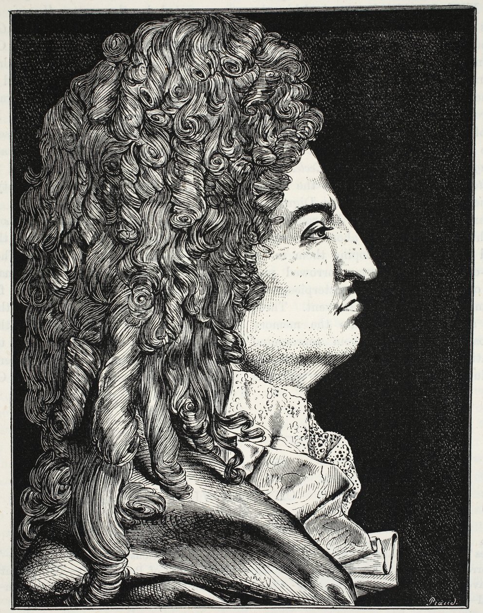 Portrett av Ludvig XIV av English School