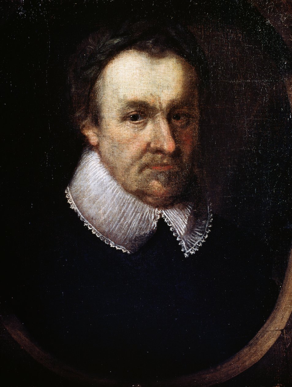 Portrett av Michael Drayton, engelsk poet og dramatiker av English School
