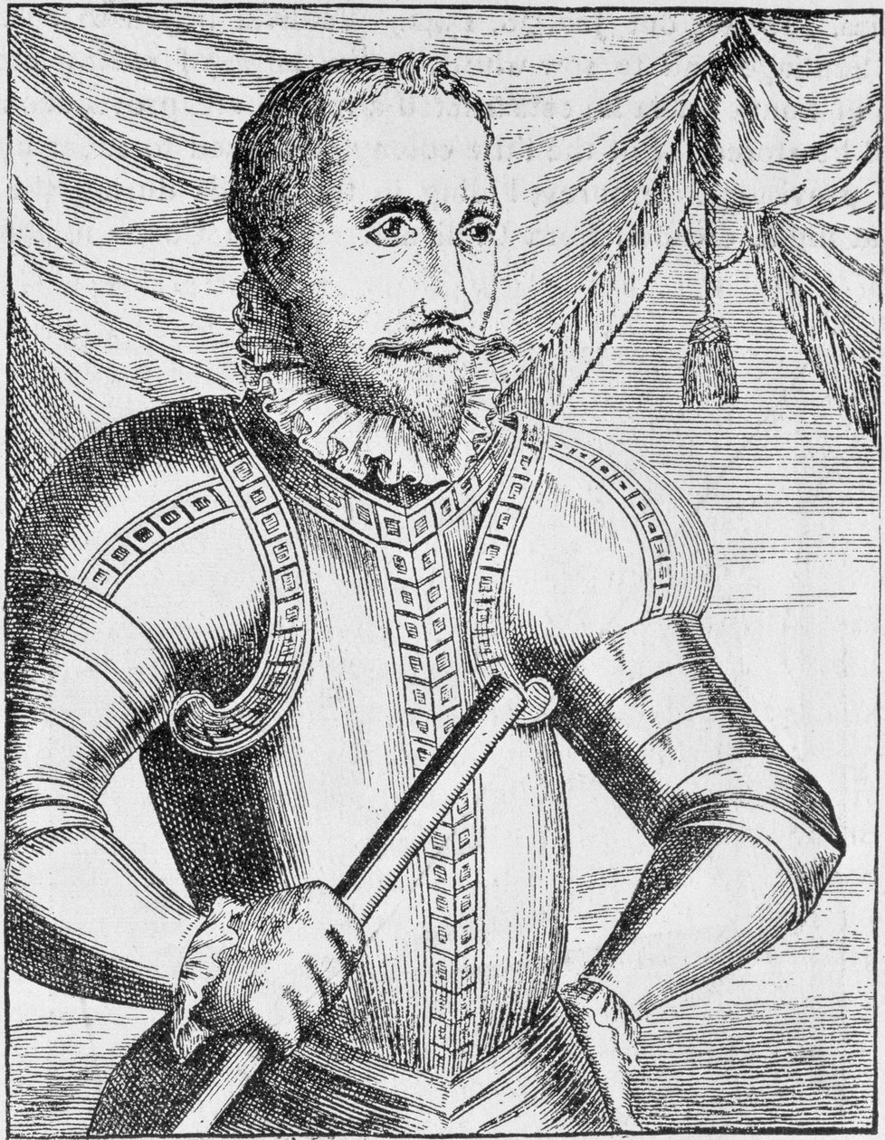Portrett av Pedro de Valdivia, guvernør i Chile, fra 