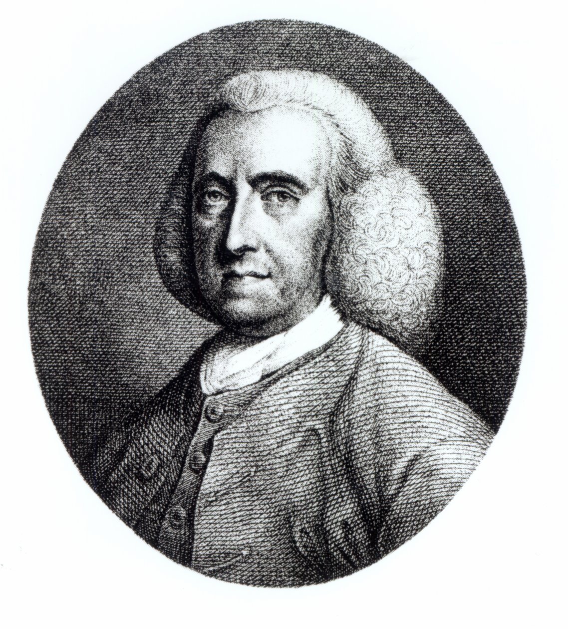 Portrett av Peter Collinson (1694-1768) av English School