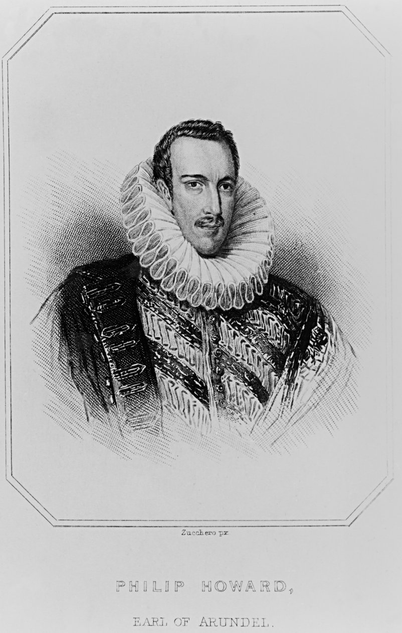 Portrett av Philip Howard (1557-95) 13. jarl av Arundel, fra 