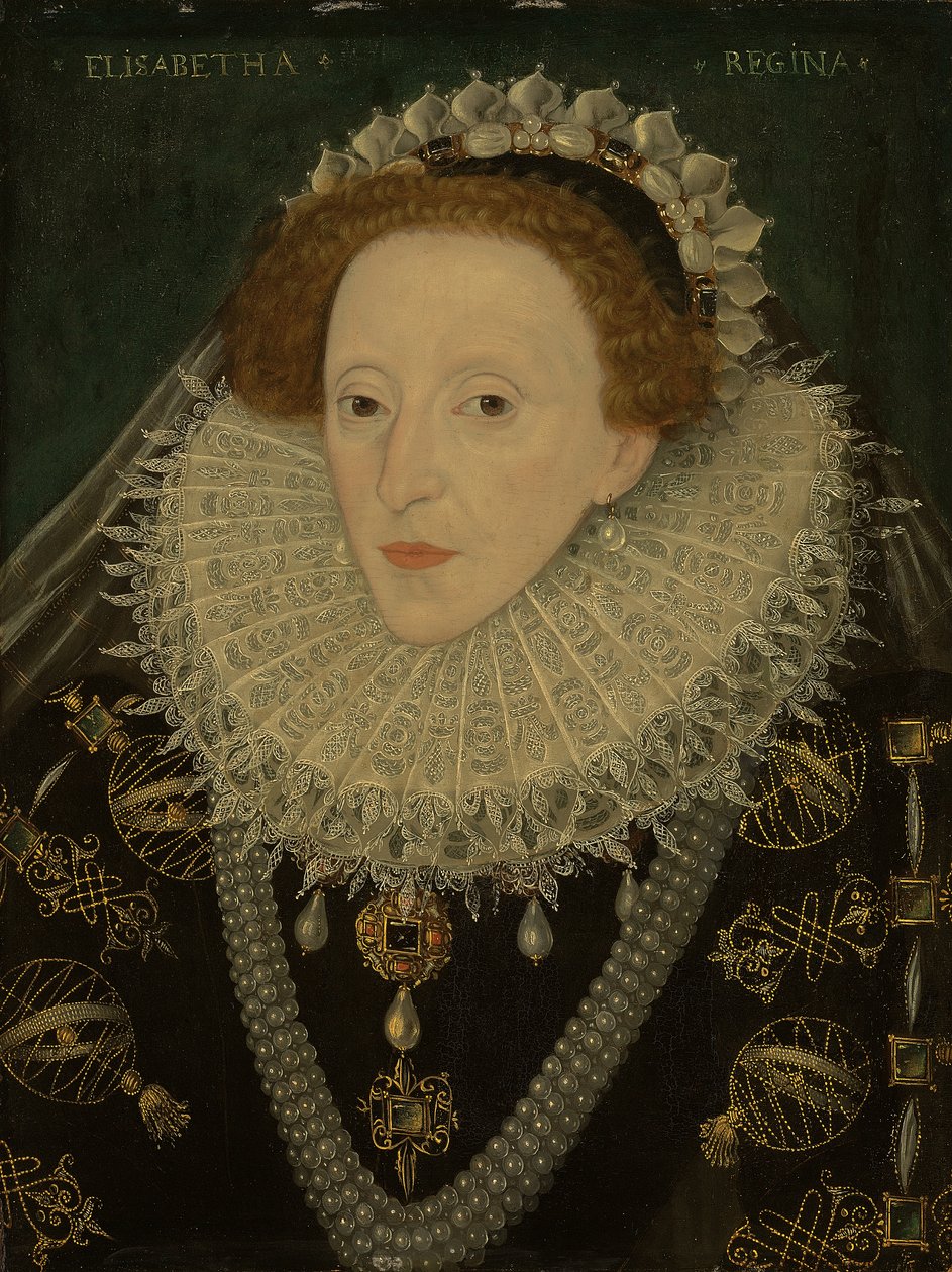 Portrett av dronning Elizabeth I, ca. 1580 av English School