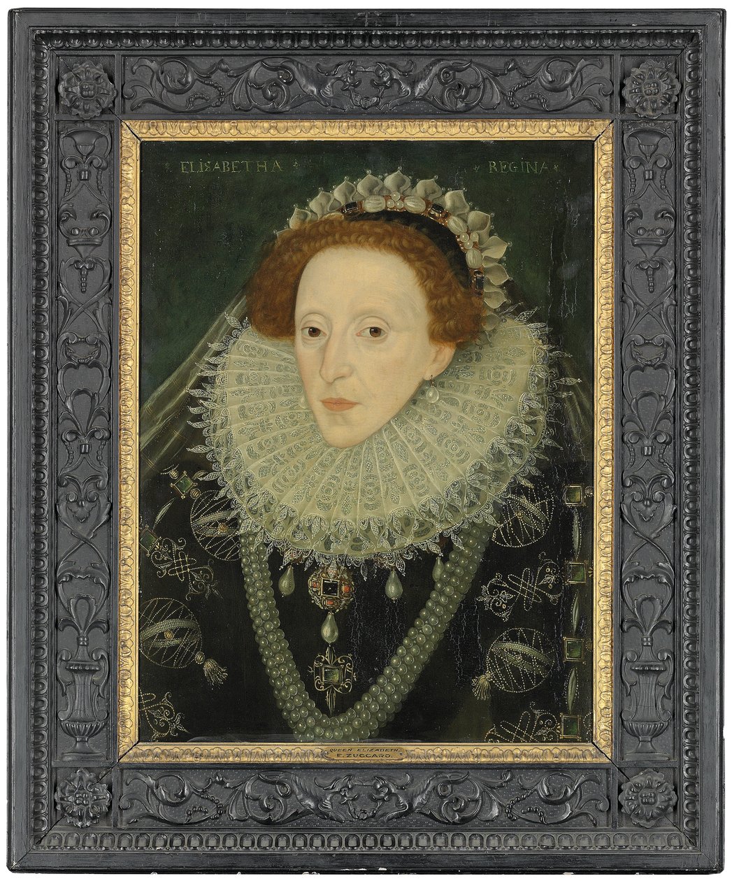 Portrett av dronning Elizabeth I, ca. 1580 av English School