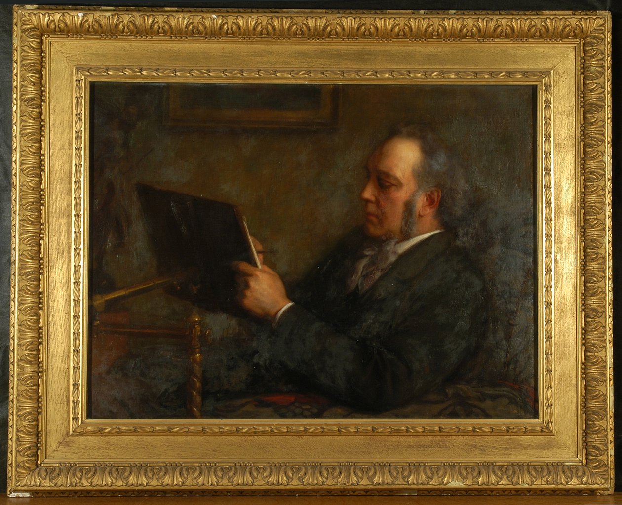 Portrett av pastor Stopford Brooke, ca. 1890-tallet av English School