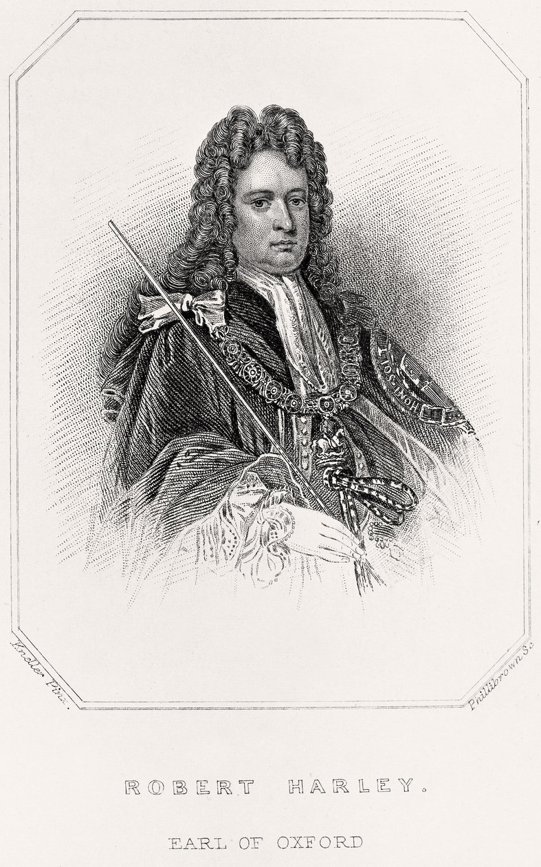 Portrett av Robert Harley, jarl av Oxford av English School