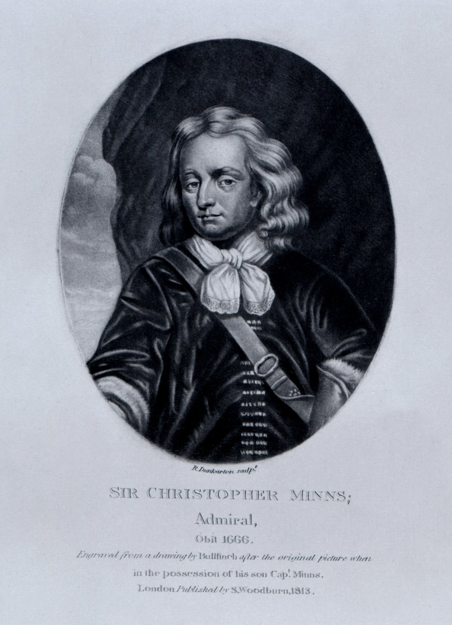Portrett av Sir Christopher Minns, fra 