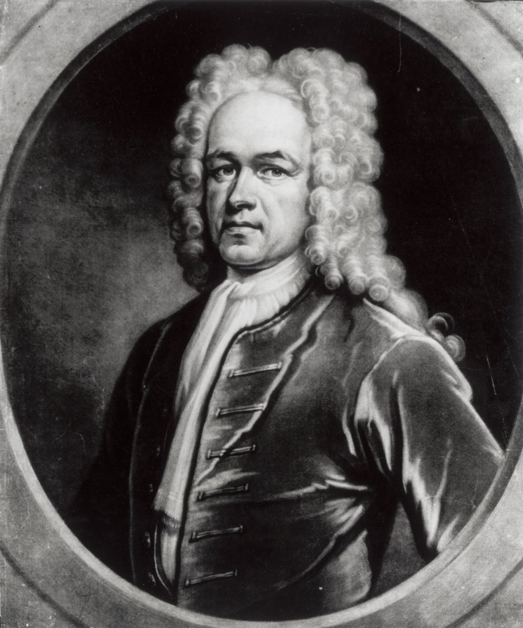 Portrett av Sir John Blunt (ca. 1665-1733) (bw-bilde) av English School