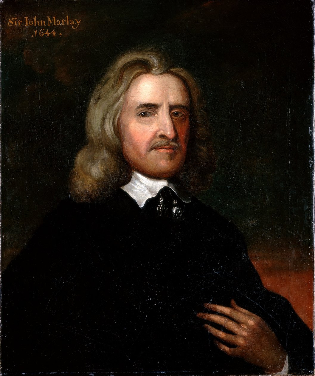 Portrett av Sir John Marlay, 1644 av English School