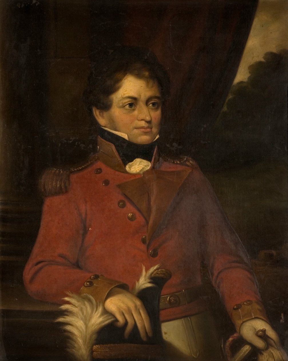 Portrett av Sir Robert Shafto Hawks av English School